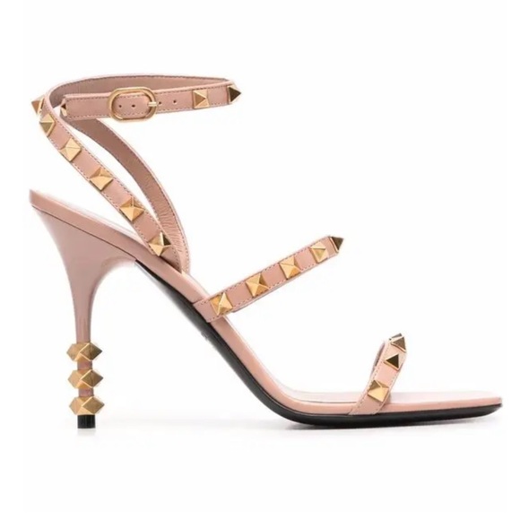 Valentino Rockstud High-Heel Sandals - Picture 2 of 12